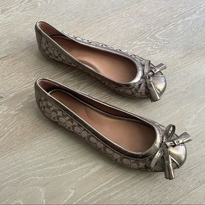 Coach Sophia Ballet Flats Size 12
